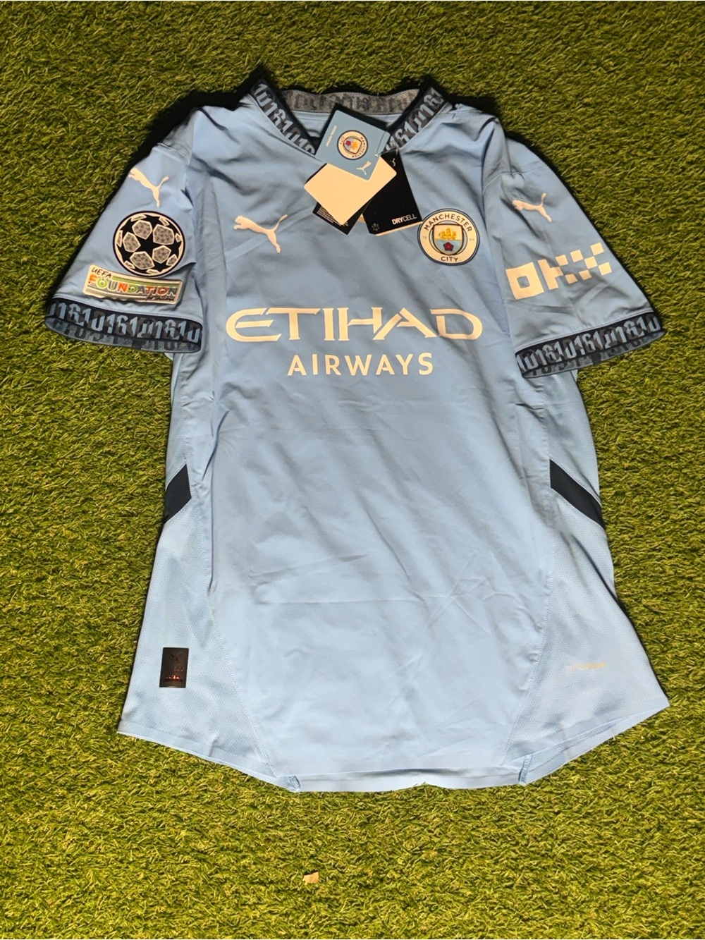 Manchester City 24/25 Home Player Version Jersey Mens Size M De Bruyne #17